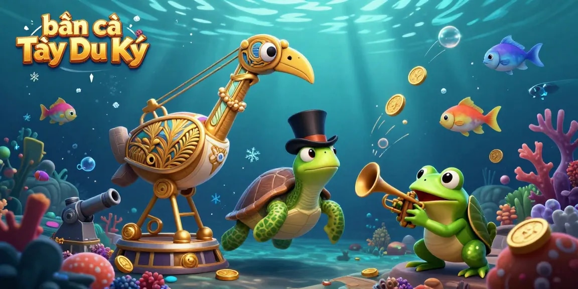 Experience thrilling fish hunting in bắn cá Tây Du Ký with colorful sea creatures and dynamic gameplay elements.