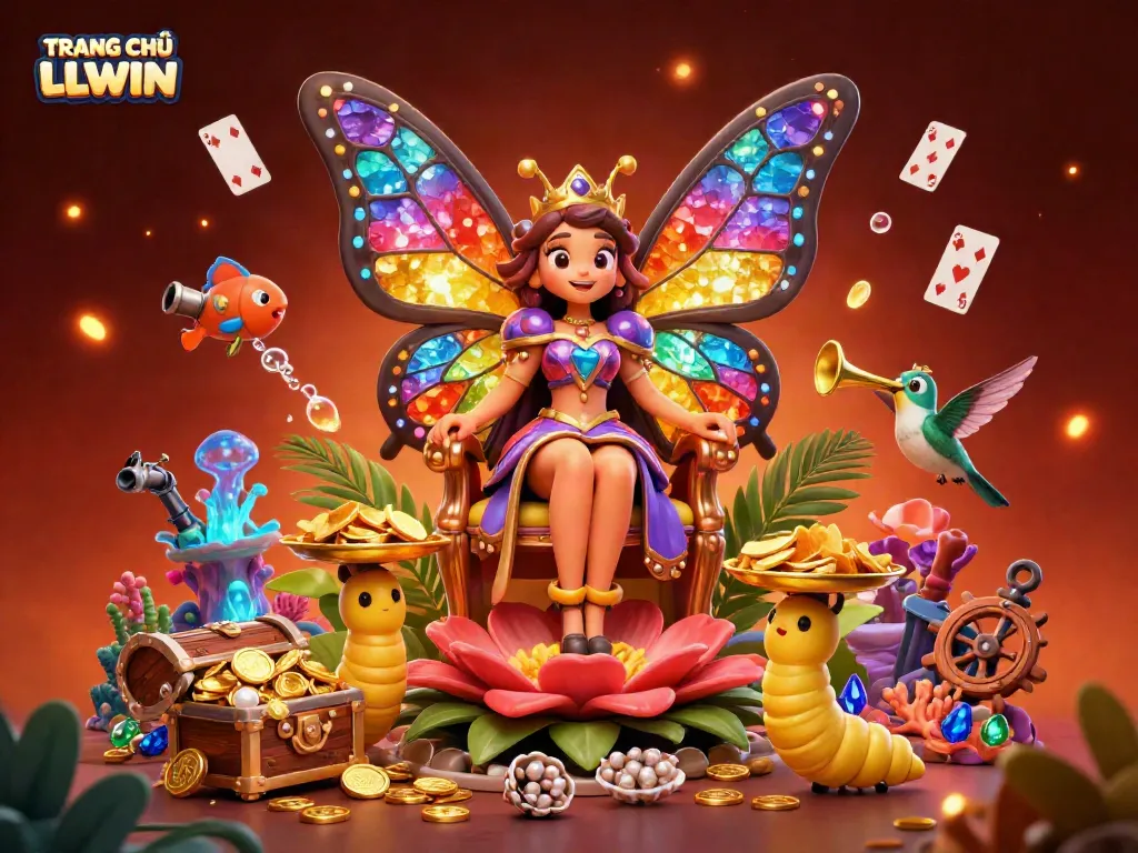 Engage in thrilling gameplay at TRANG CHỦ LLWIN with vibrant gaming elements and enchanting characters.
