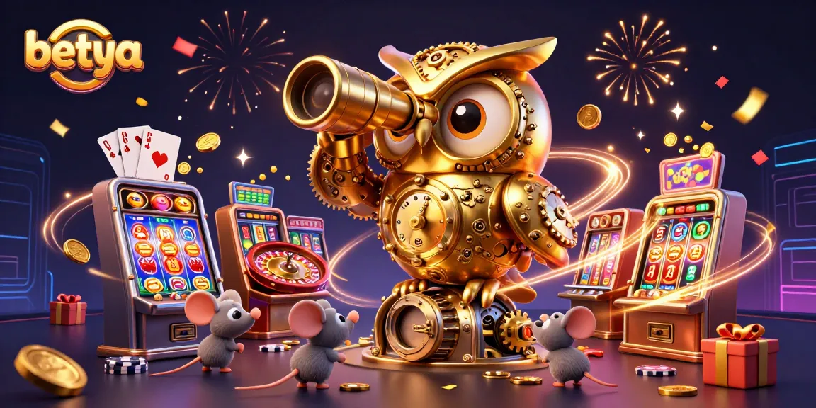 Experience the thrill of betting with Betya's advanced gaming illustration, showcasing casino excitement.