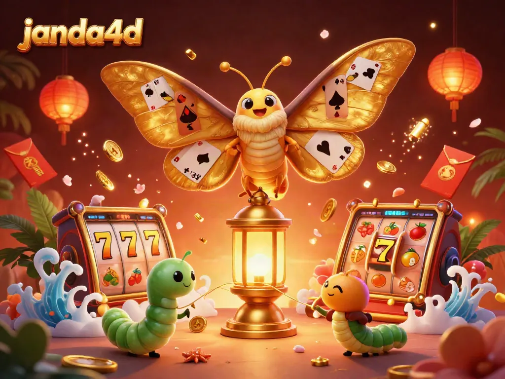 Janda4d menampilkan ilustrasi kasino online dengan keindahan dan berbagai elemen permainan.
