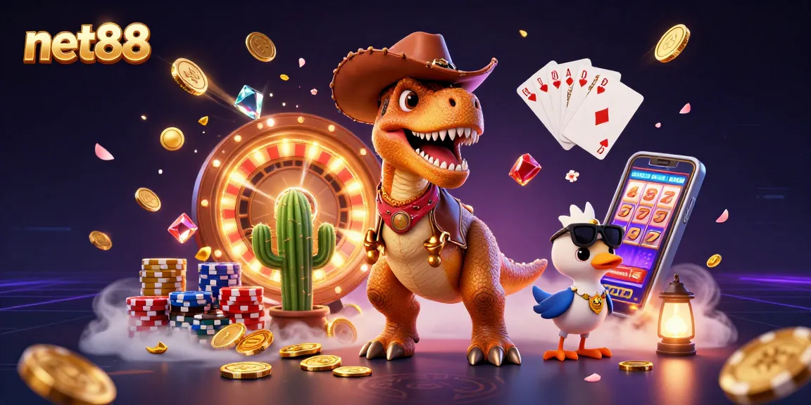 Experience thrilling gameplay at net88 with rich casino scenes featuring vibrant characters and dynamic elements.