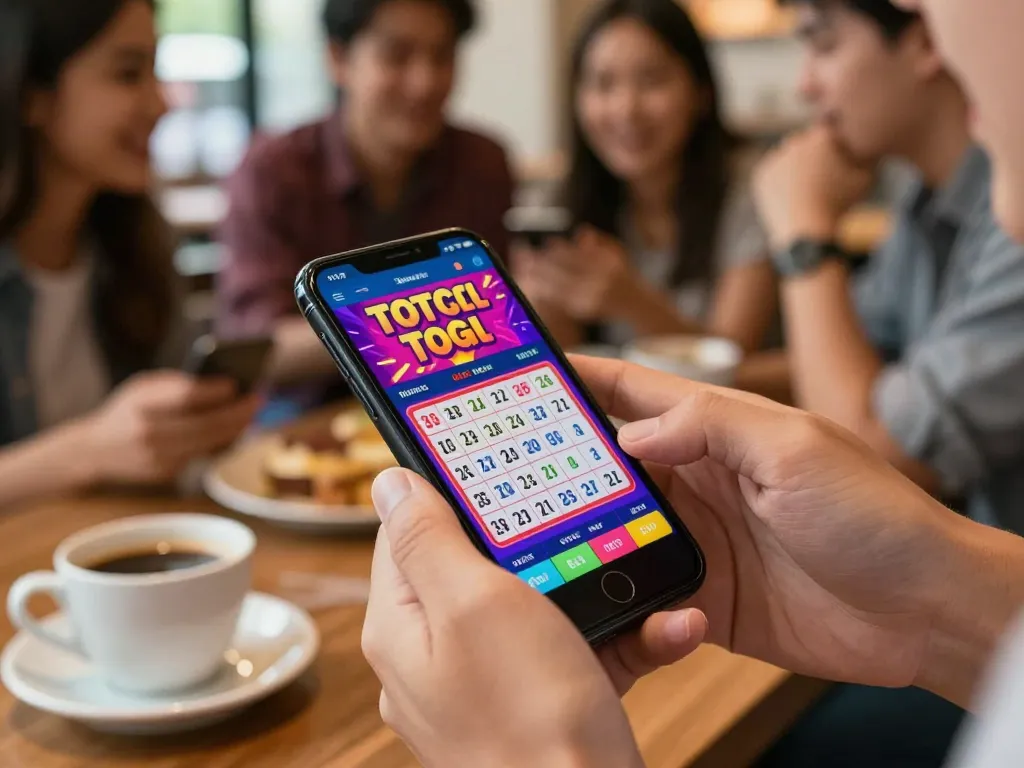 Permainan yang menarik di aplikasi toto togel saat teman-teman menikmati judi mobile di kafe