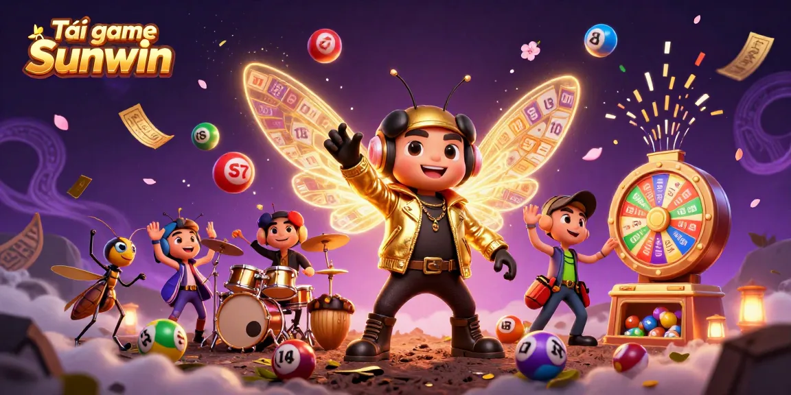 Experience excitement with Tải game Sunwin as a rock star cicada emerges in a dynamic casino scene.