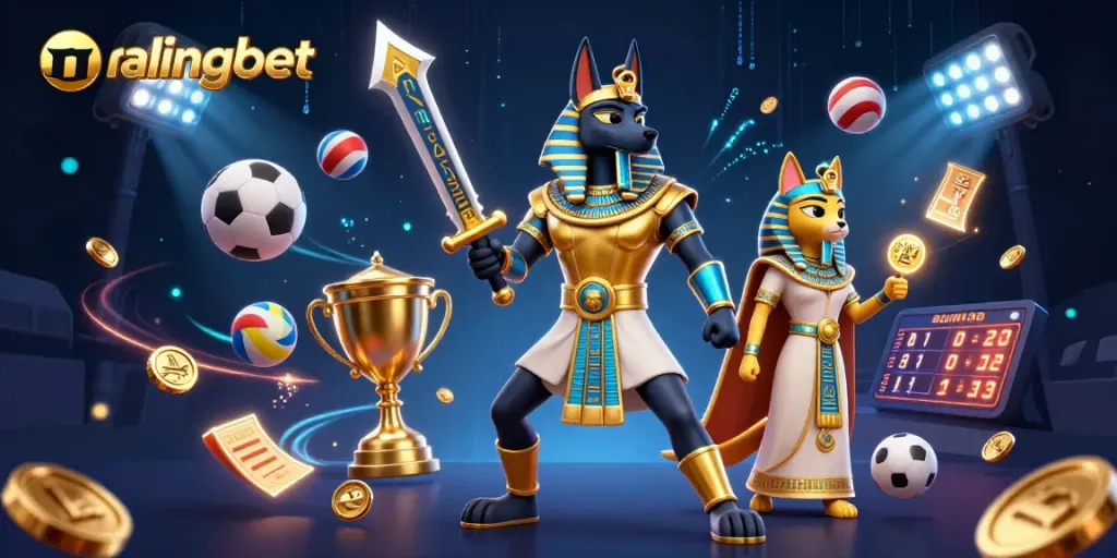 Menangkan taruhan di malingbet dengan ilustrasi diceritakan Anubis dan Bastet di dunia judi.
