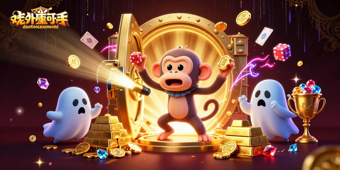 Experience thrilling adventures at daotaolaixeyenbai with dynamic golden treasures in a haunted casino setting.