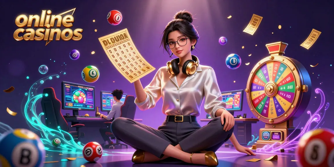 Experience engaging gameplay at online casinos in a vibrant 3D digital setting.