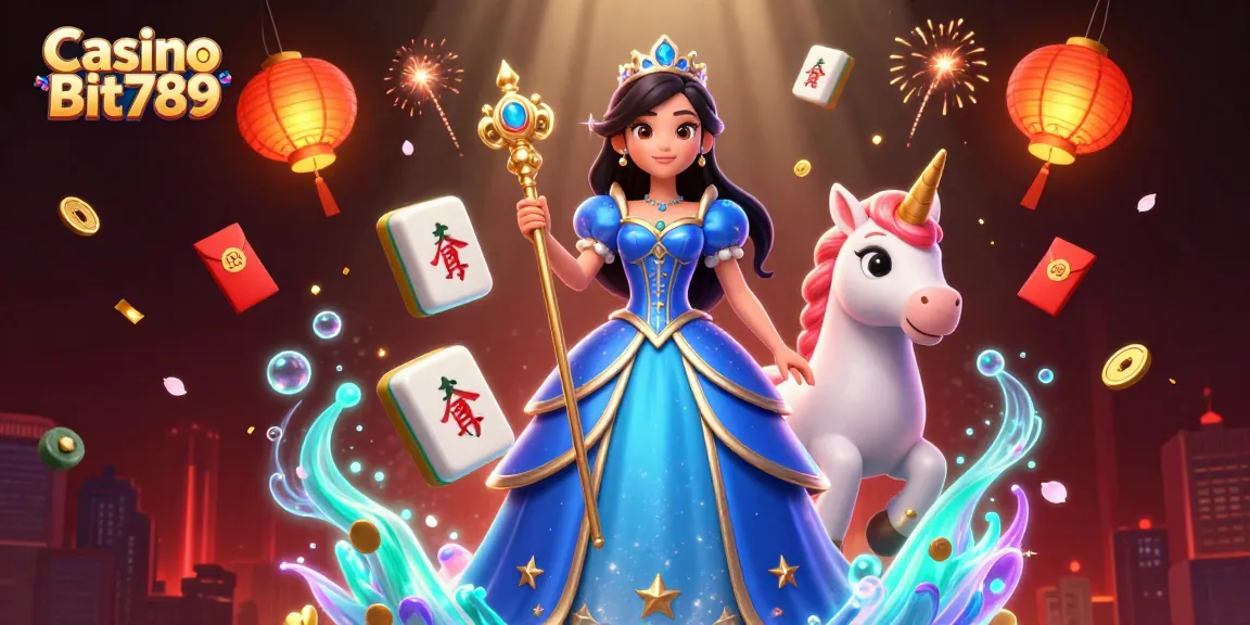 Experience thrilling gameplay at Casino Bit789 with enchanting characters and vibrant casino elements.