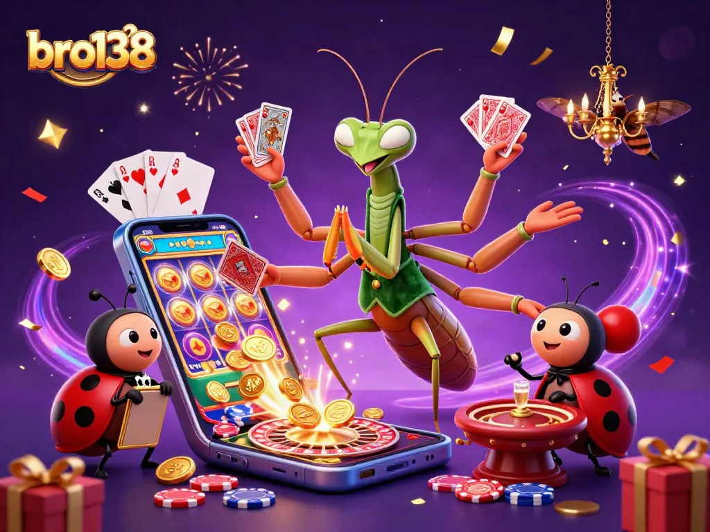 Engage with exciting gameplay at bro138, featuring vibrant gaming scenes and lively characters.