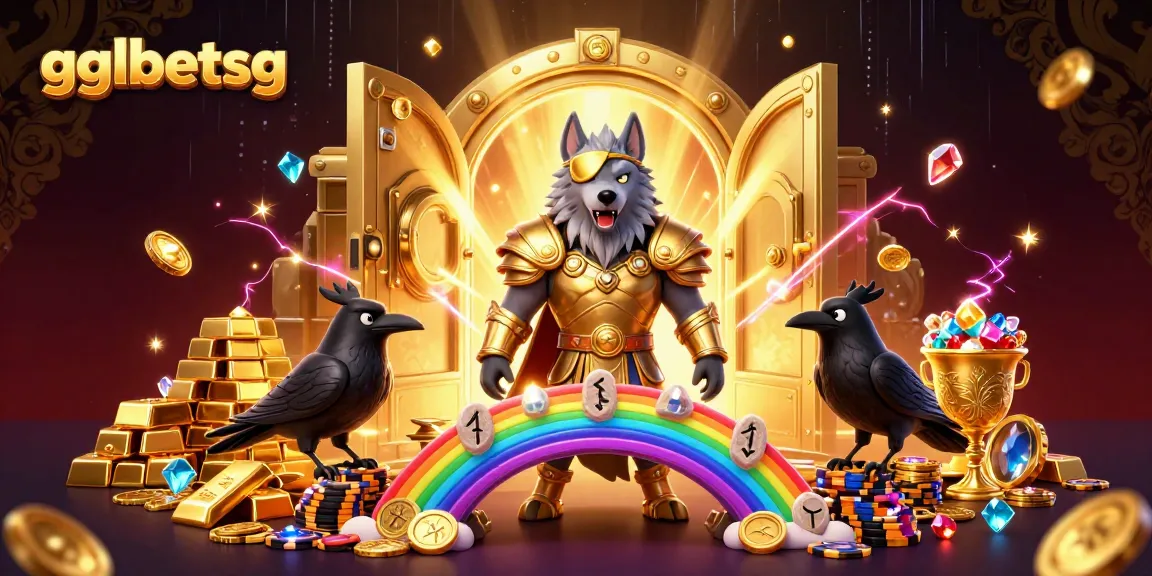 Engage in thrilling esports betting with gglbetsg on a magical casino landscape.