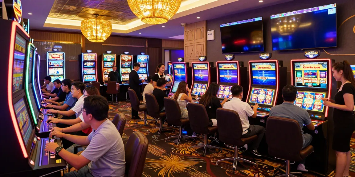 Exciting gaming environment showcasing players engaging with slot gacor hari ini.
