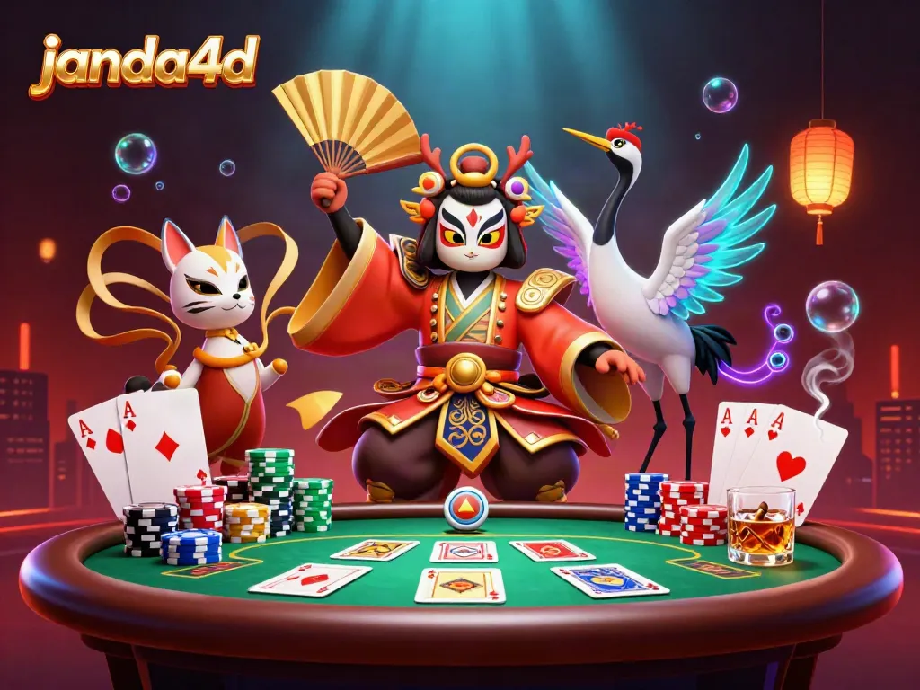 Rasakan sensasi bermain janda4d dengan desain menarik dan elemen perjudian yang kaya di sebuah ilustrasi 3D yang mengesankan.