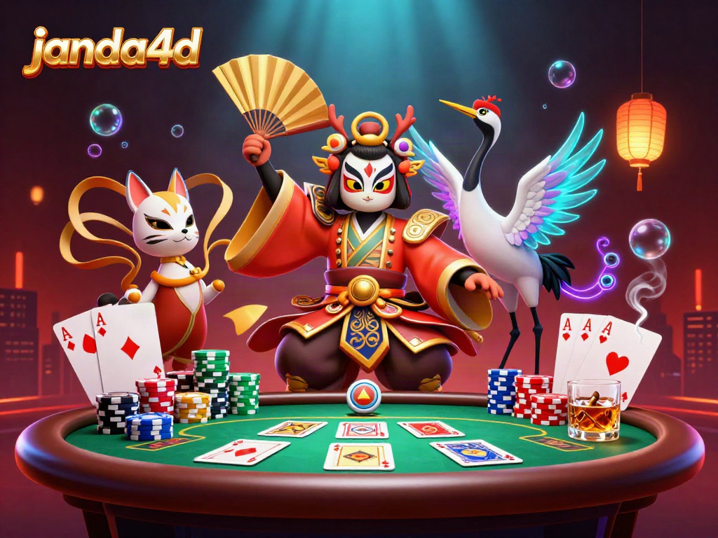 Rasakan sensasi bermain janda4d dengan desain menarik dan elemen perjudian yang kaya di sebuah ilustrasi 3D yang mengesankan.
