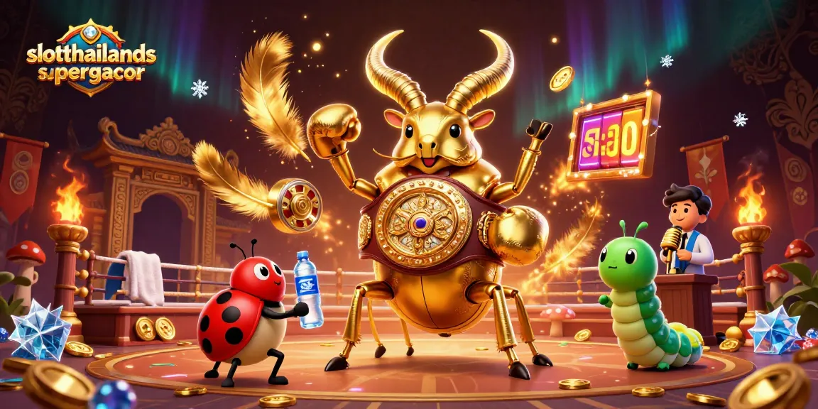 Spin to win big with slotthailandsupergacor featuring a vibrant casino scene of gold coins and jackpots.