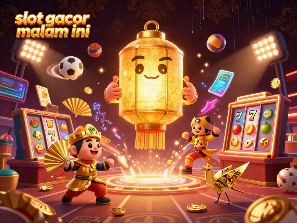 Menangkan pada slot gacor malam ini dengan ilustrasi penuh warna dan elemen keberuntungan.