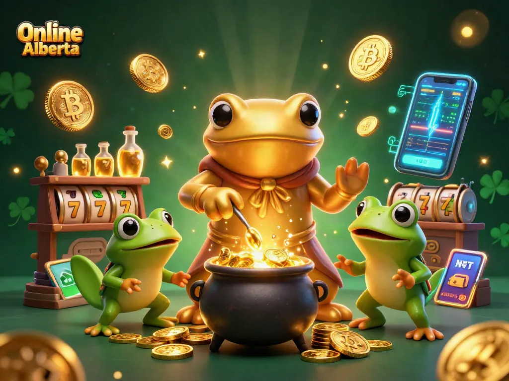 Experience excitement with Online Casino Alberta, featuring engaging slot games and vibrant casino elements.