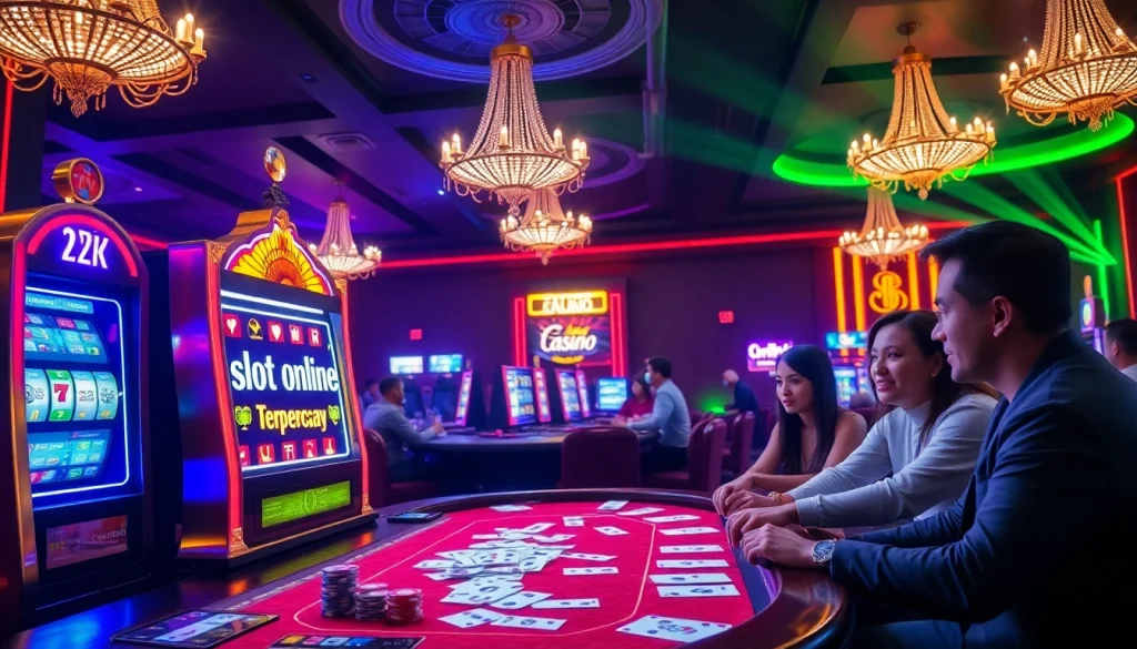 Engage with premium casino excitement featuring slot online terpercaya on vibrant slot machines and rich gaming tables.