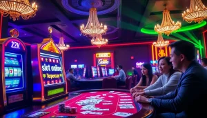 Engage with premium casino excitement featuring slot online terpercaya on vibrant slot machines and rich gaming tables.