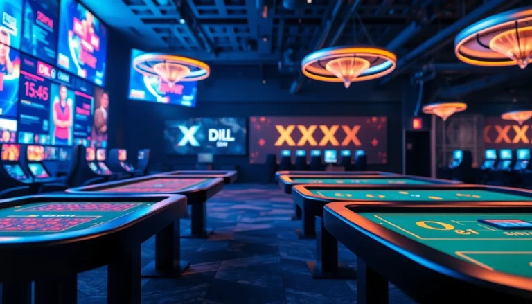 에볼루션의 최신 라이브 카지노 환경을 보여주는 세련된 게임 테이블 이미지