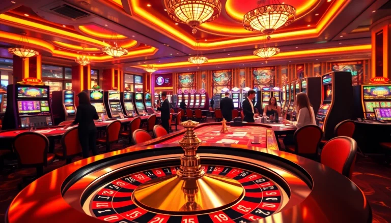 Experience the thrill of gambling at pahala4d with vibrant gaming tables and exciting players.