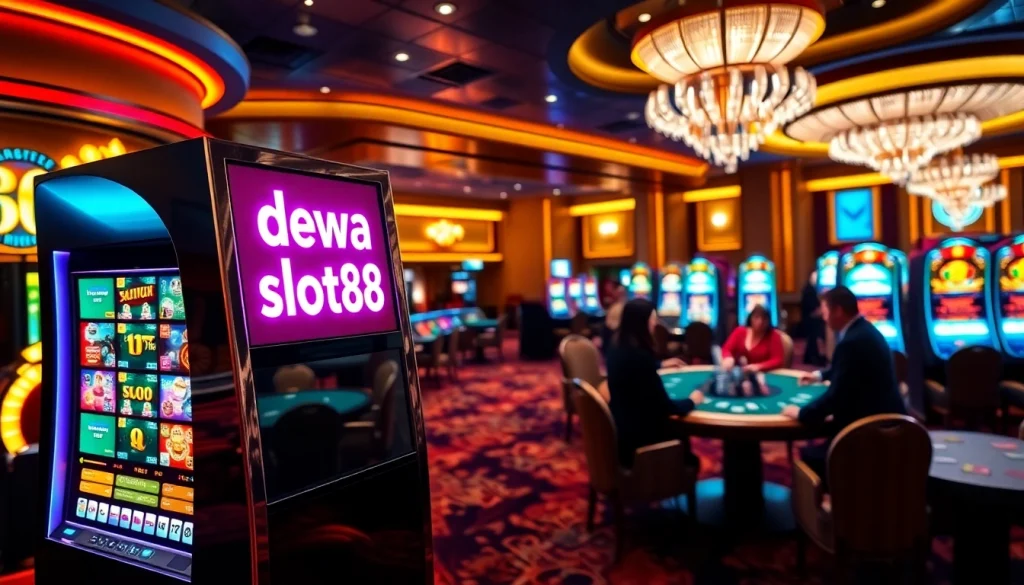 Win big on dewa slot88 with exciting slot machines and thrilling casino atmosphere.